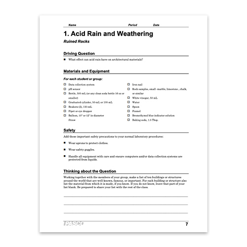 Lab Experiment example page
