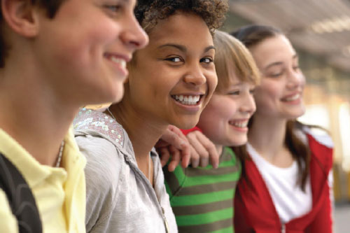 Students Smiling