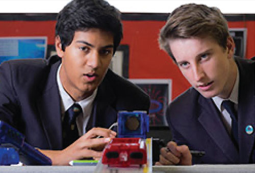 Students with Smart Cart