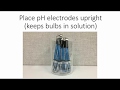 Preparing pH Electrodes for Storage