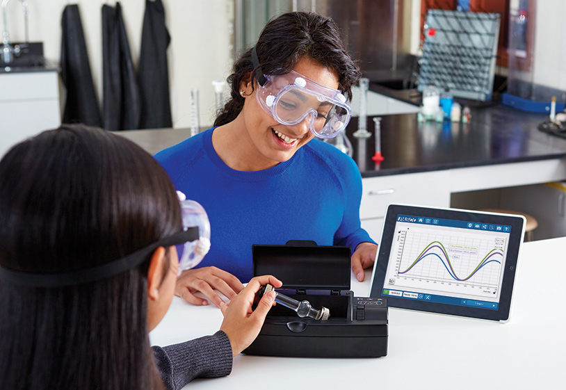 Polarimeter in use
